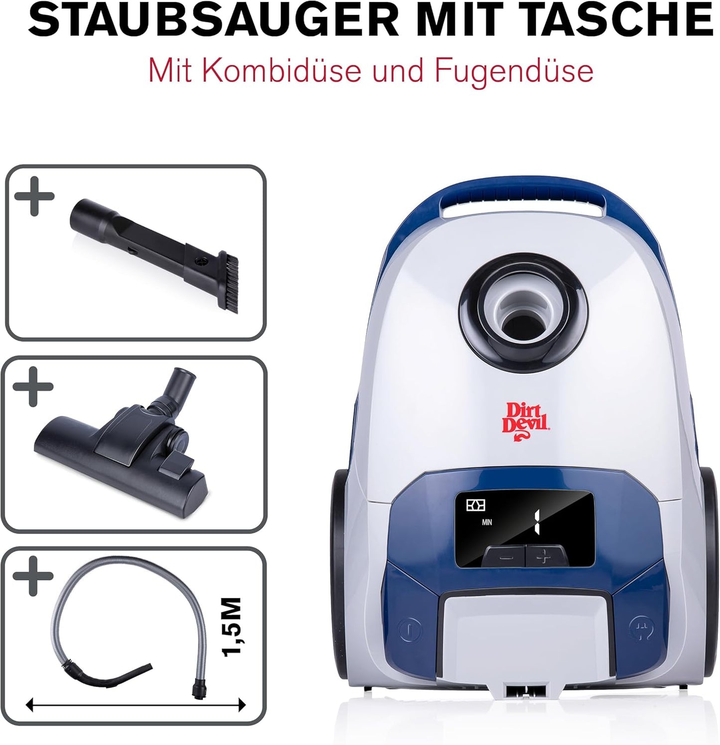 Staubsauger mit Beutel DD2002, DD2002