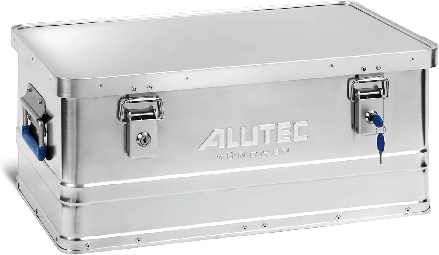Abschliessbare Aluminiumbox BASIC 40, 40 Liter + Schloss