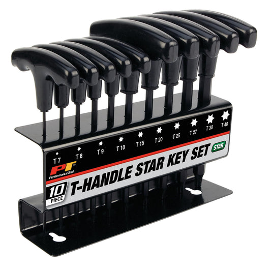 10-teiliger Sechskantschlüsselsatz mit T-Griff, 10 Pieces