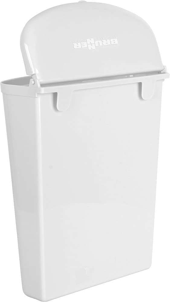 Papierkorb Pillar XL, Weiss