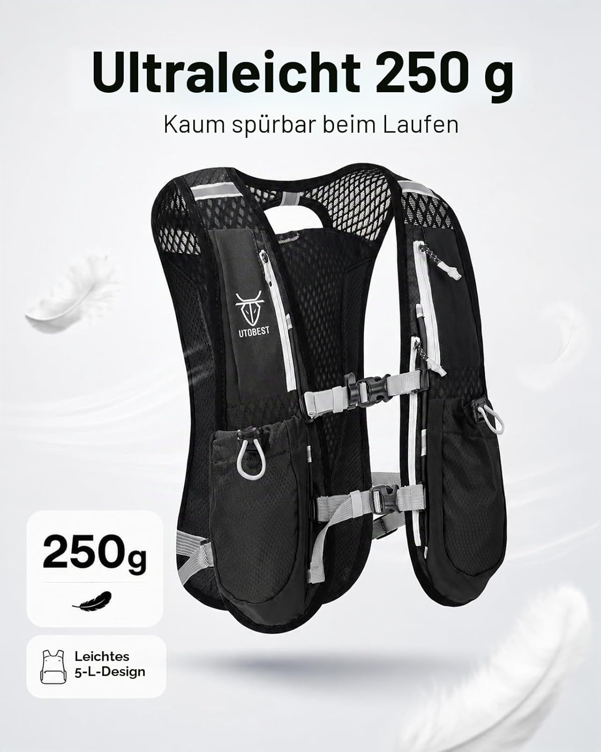 Trinkrucksack, Rot