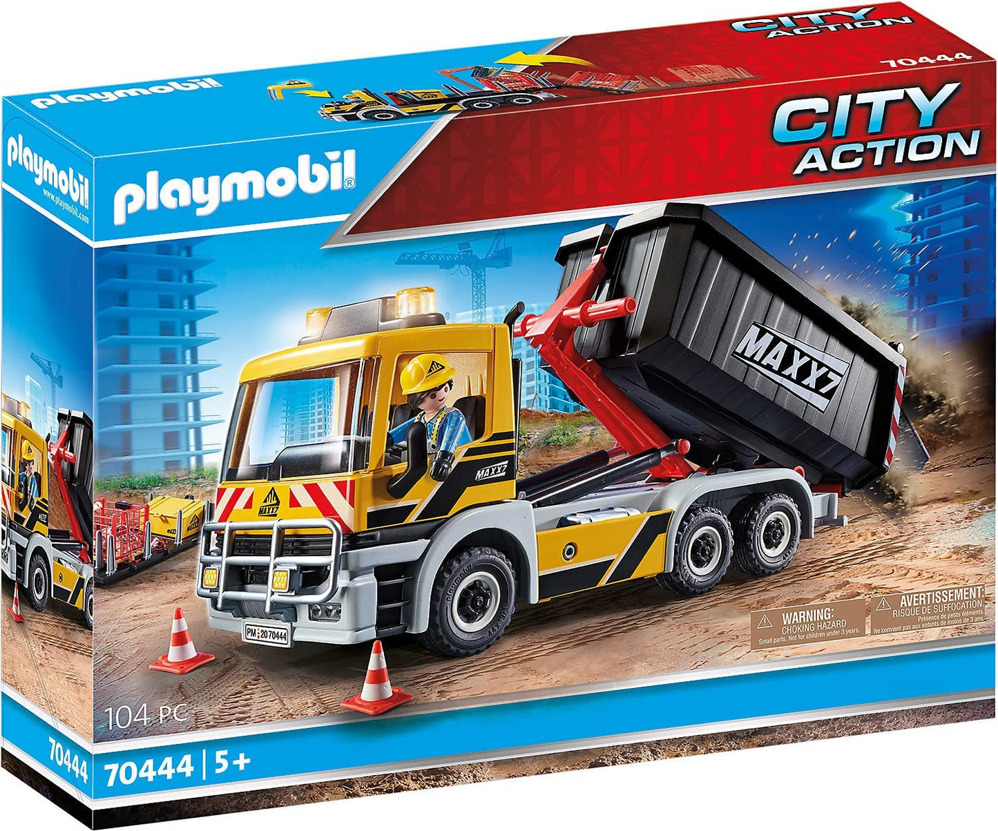 70444 City Action LKW mit Wechselaufbau, Konstruktionsspielzeug