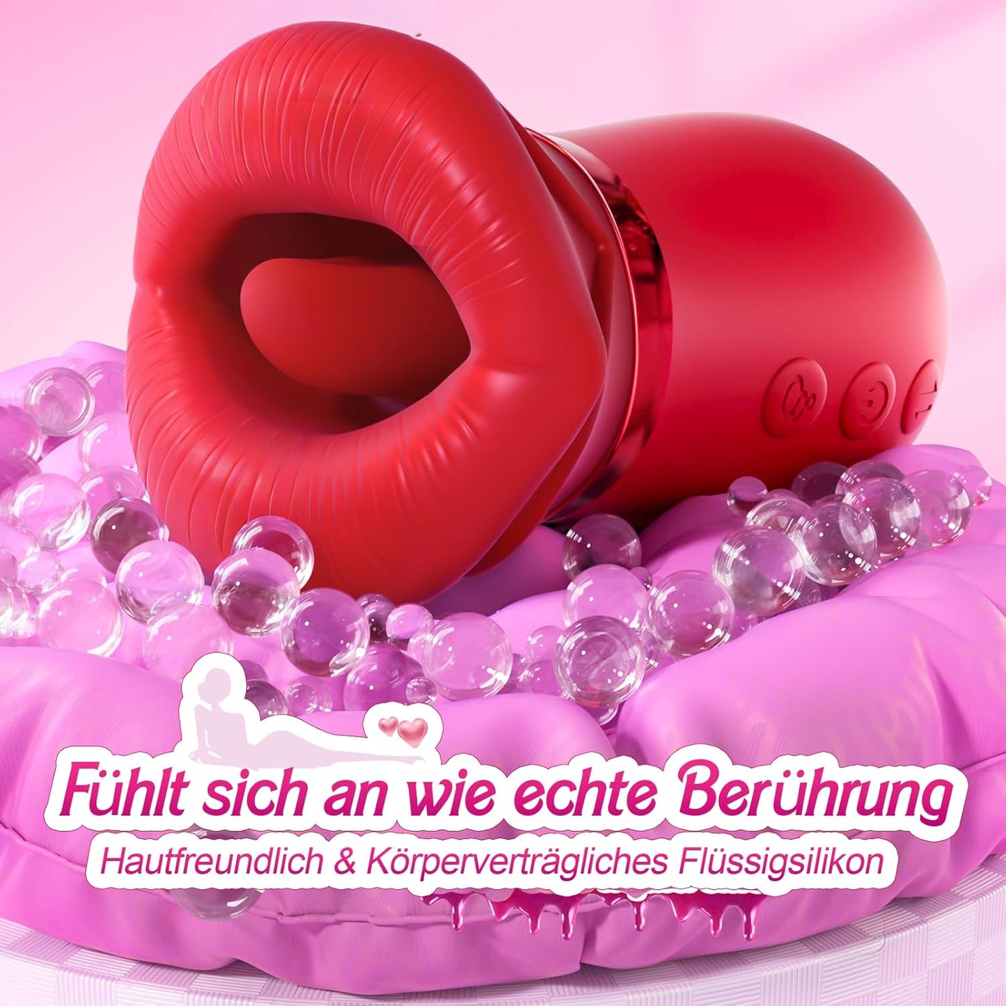 Vibratorenset für Frauen mit KI-App und Leckvibrationen