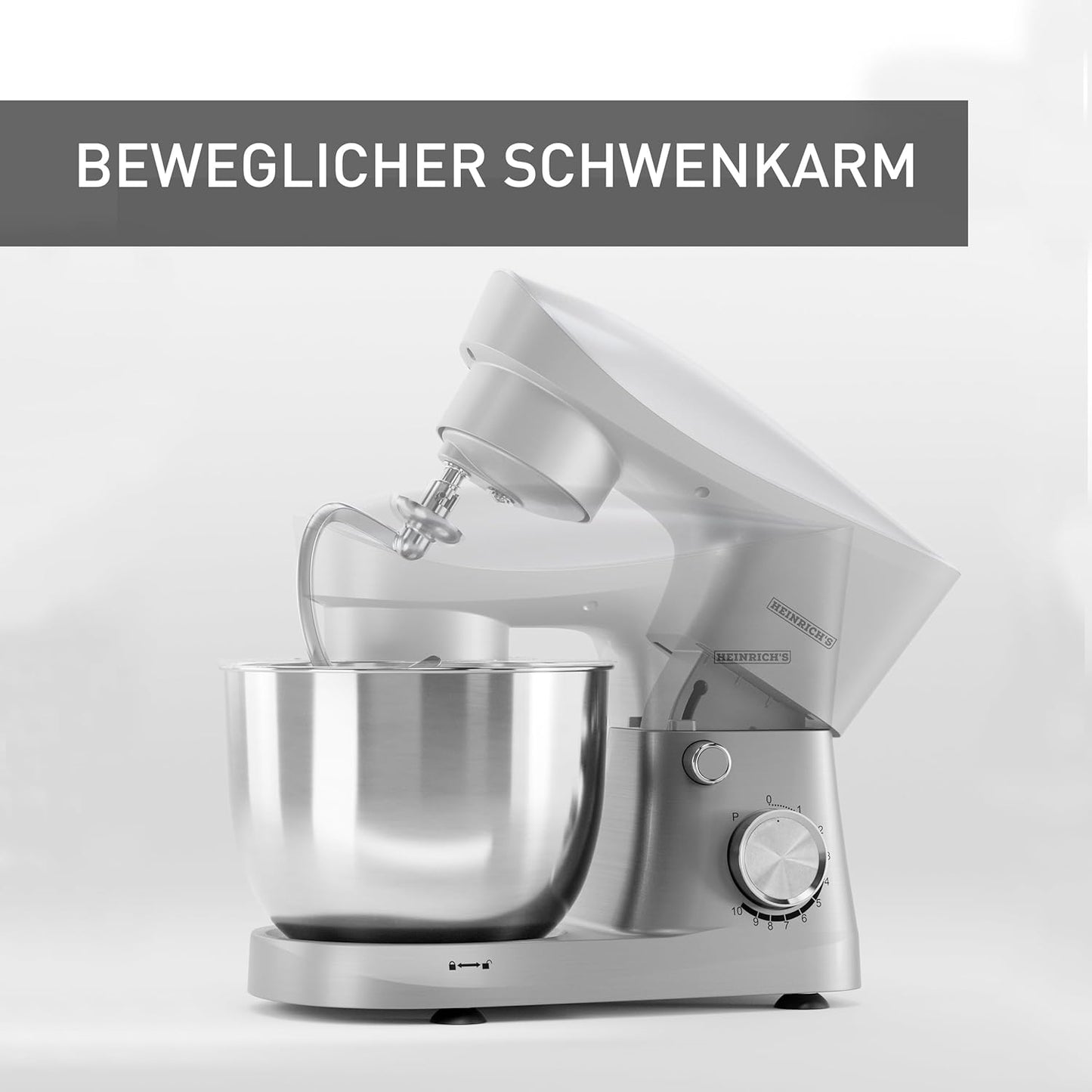 Küchenmaschine, Silber