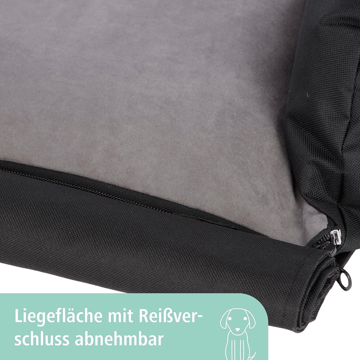Kofferraumkissen mit abnehmbarem Stossstangenschutz, L 80 x B 60 x H 15 cm