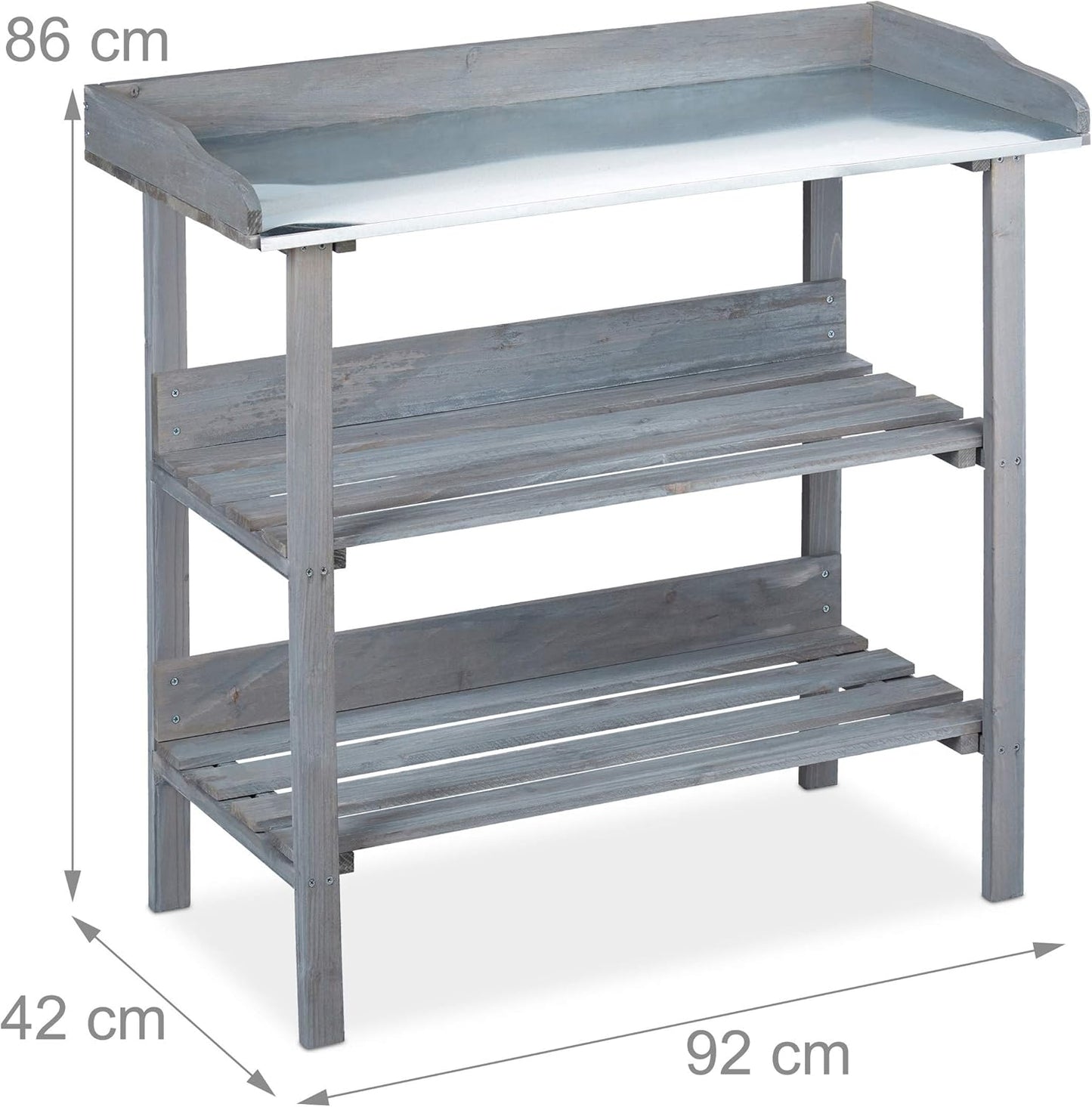 Pflanztisch, Grau