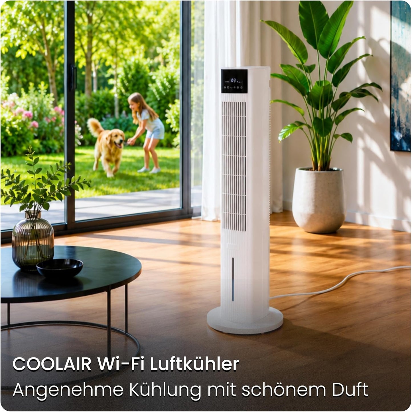 Ventilator mit Wasserkühlung und Aromafach