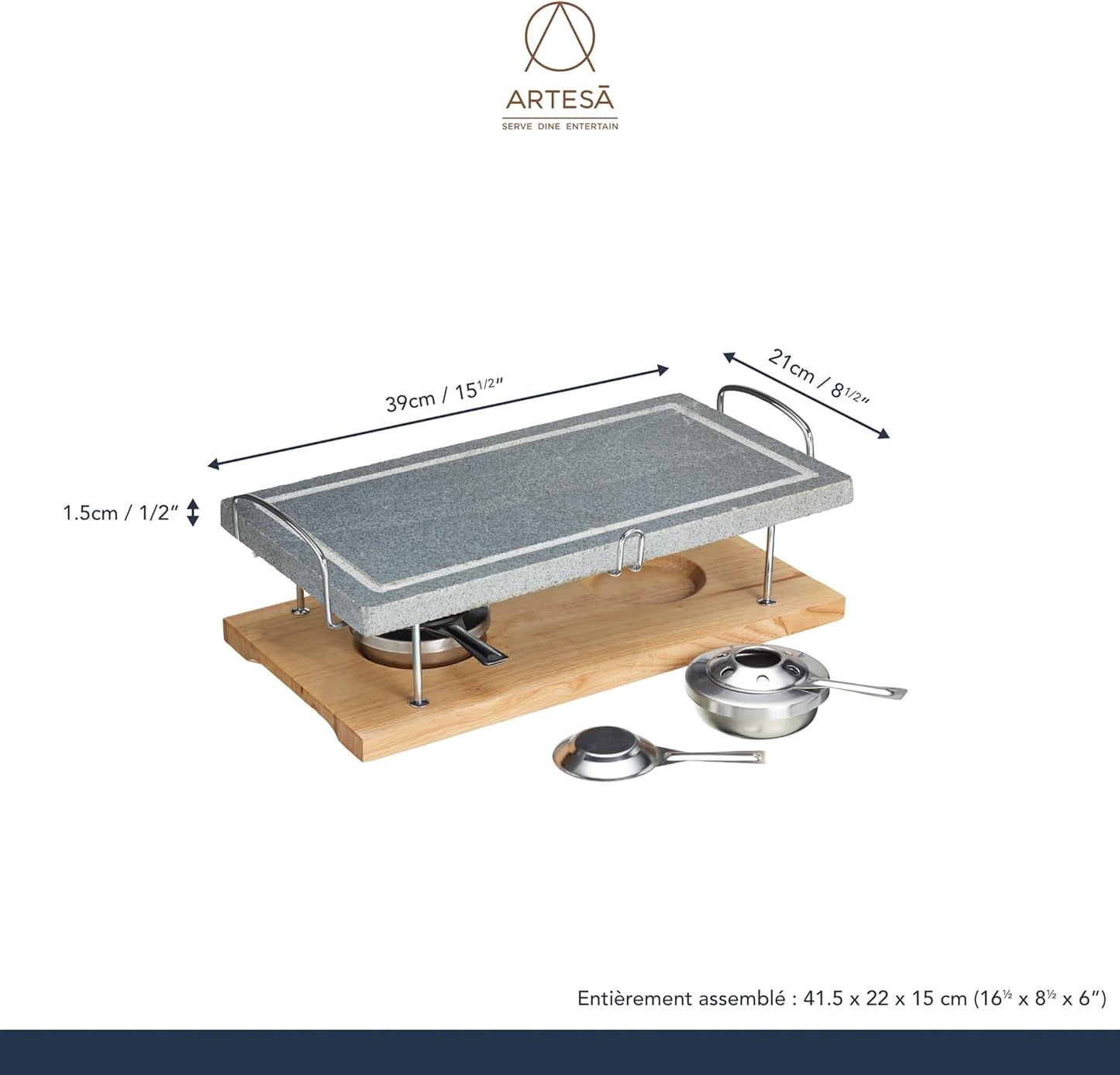 Hot Stone Grill, Hot Stone Grill in Geschenkbox