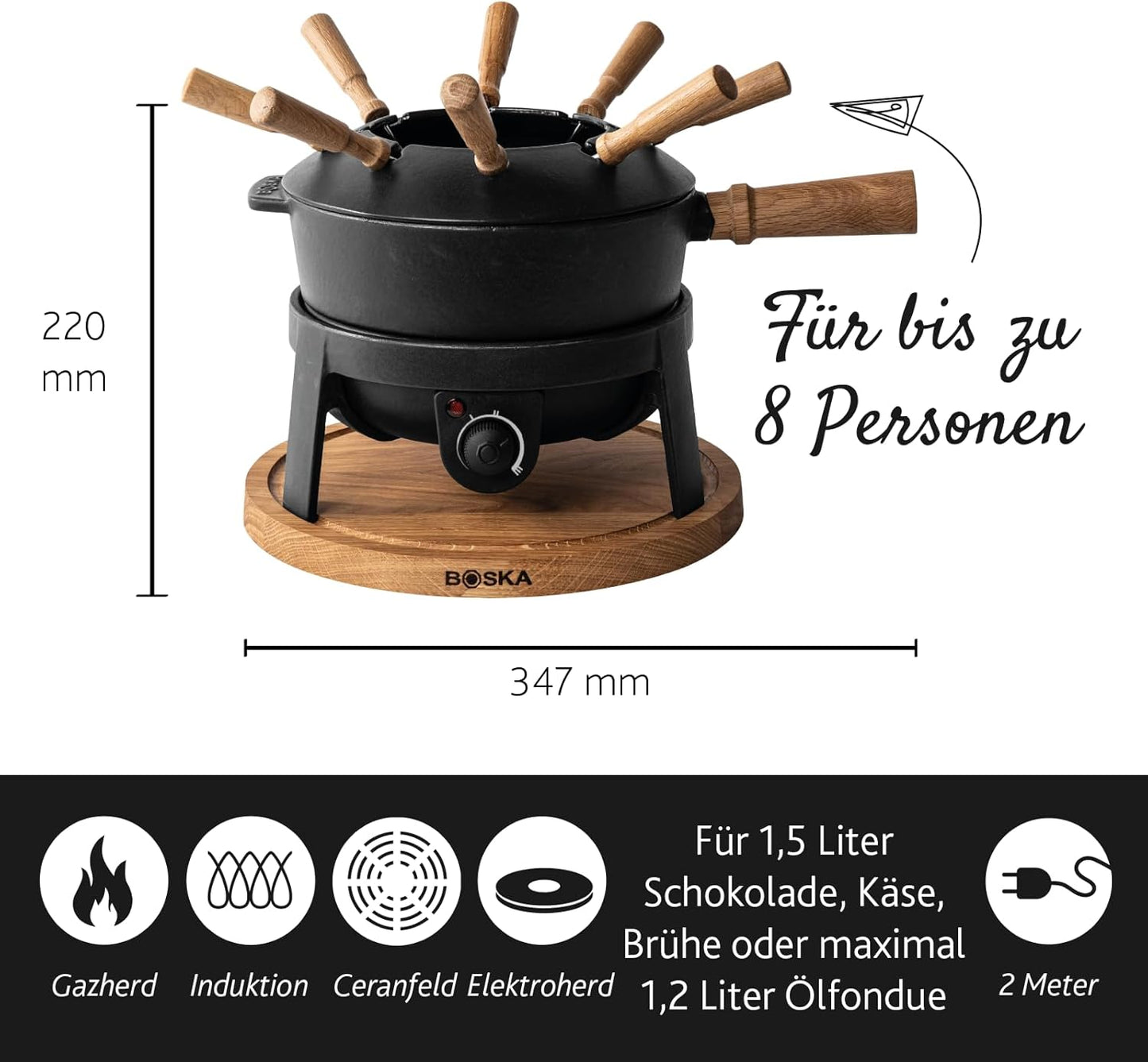 Fondueset Elektrisch Pro