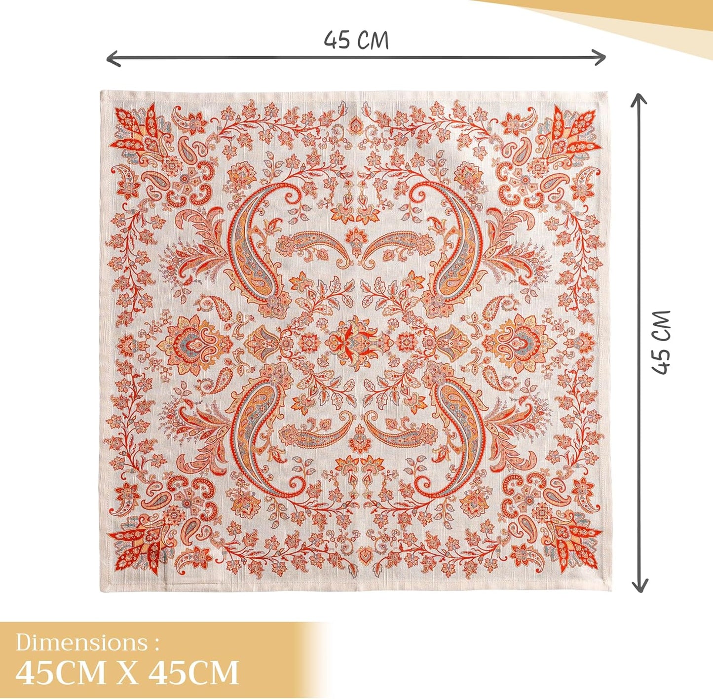 4-teiliges Stoffservietten-Set Cachemire, 18 - Cachemire
