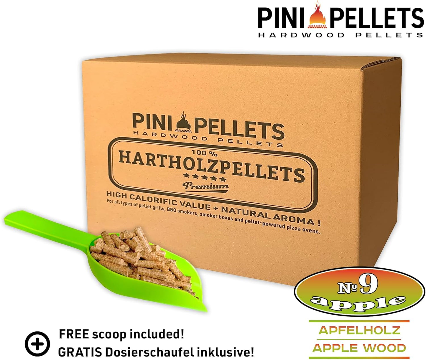 Grillpellets aus Apfelholz