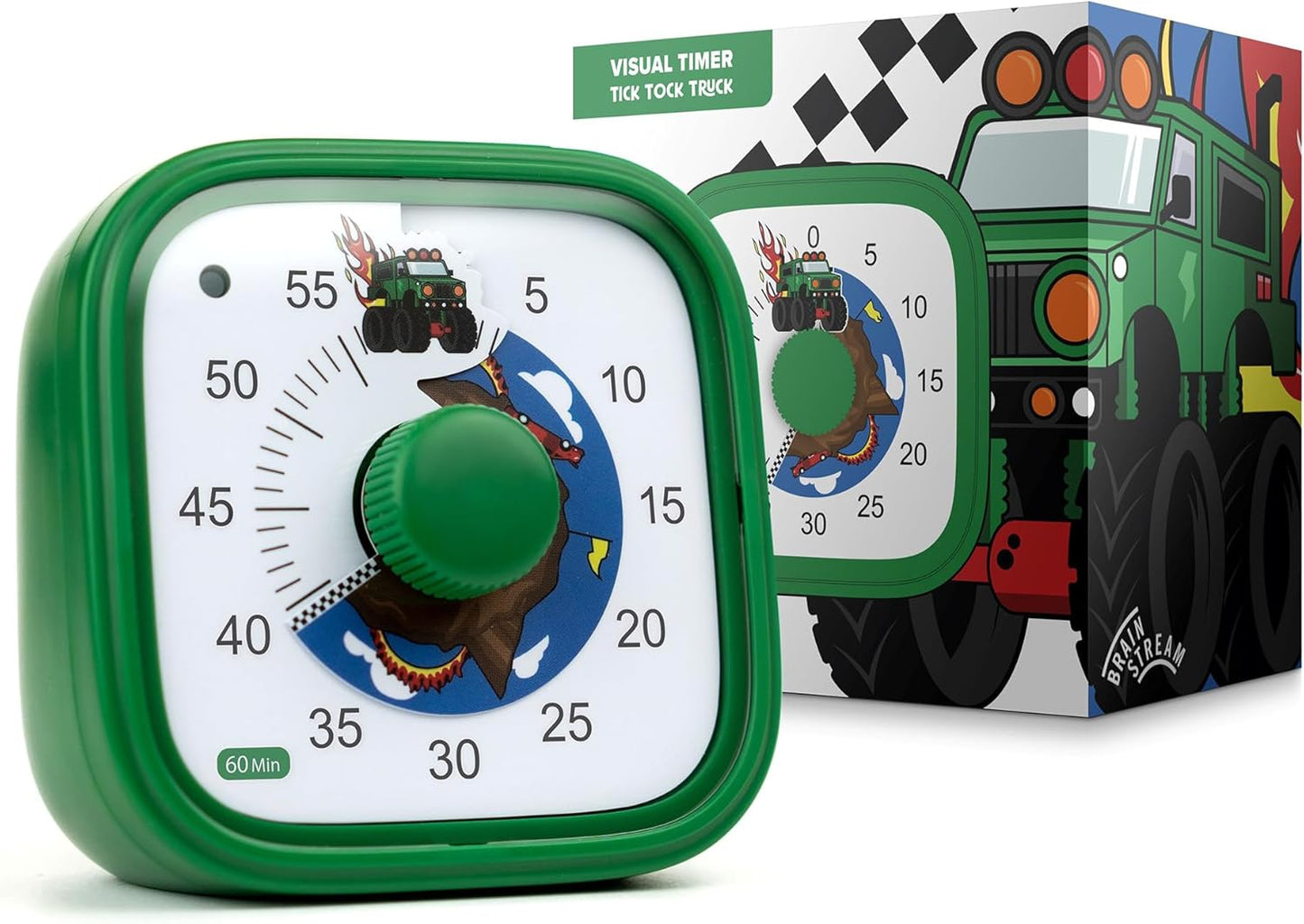 Visueller Timer Tick Tock Truck, Grün