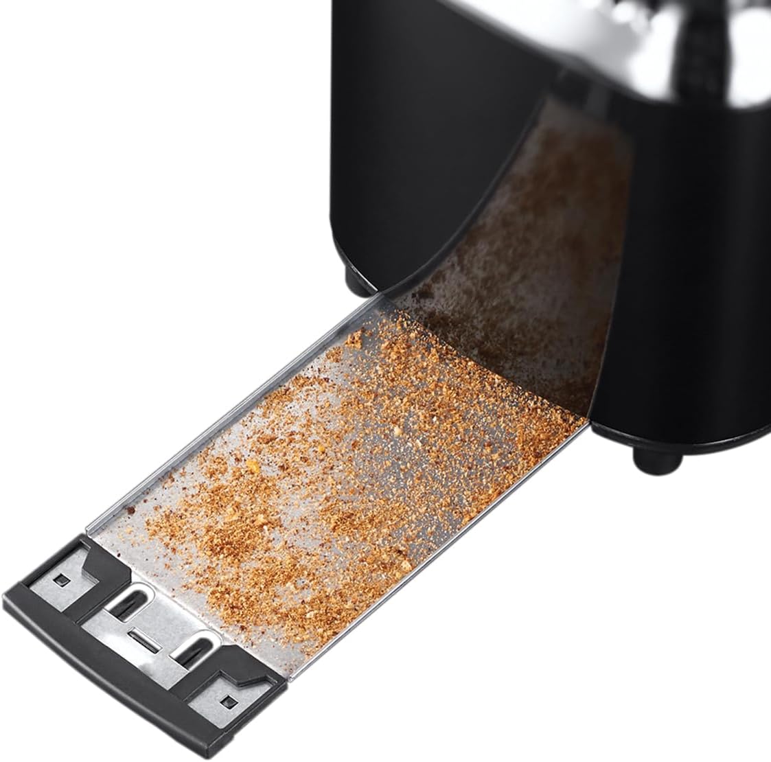 Toaster Retro mit Countdown-Anzeige, Schwarz