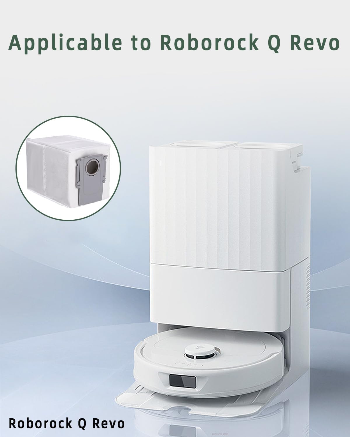 12 Stück Staubbeutel für Roborock, 12 Stück Staubbeutel für Q Revo