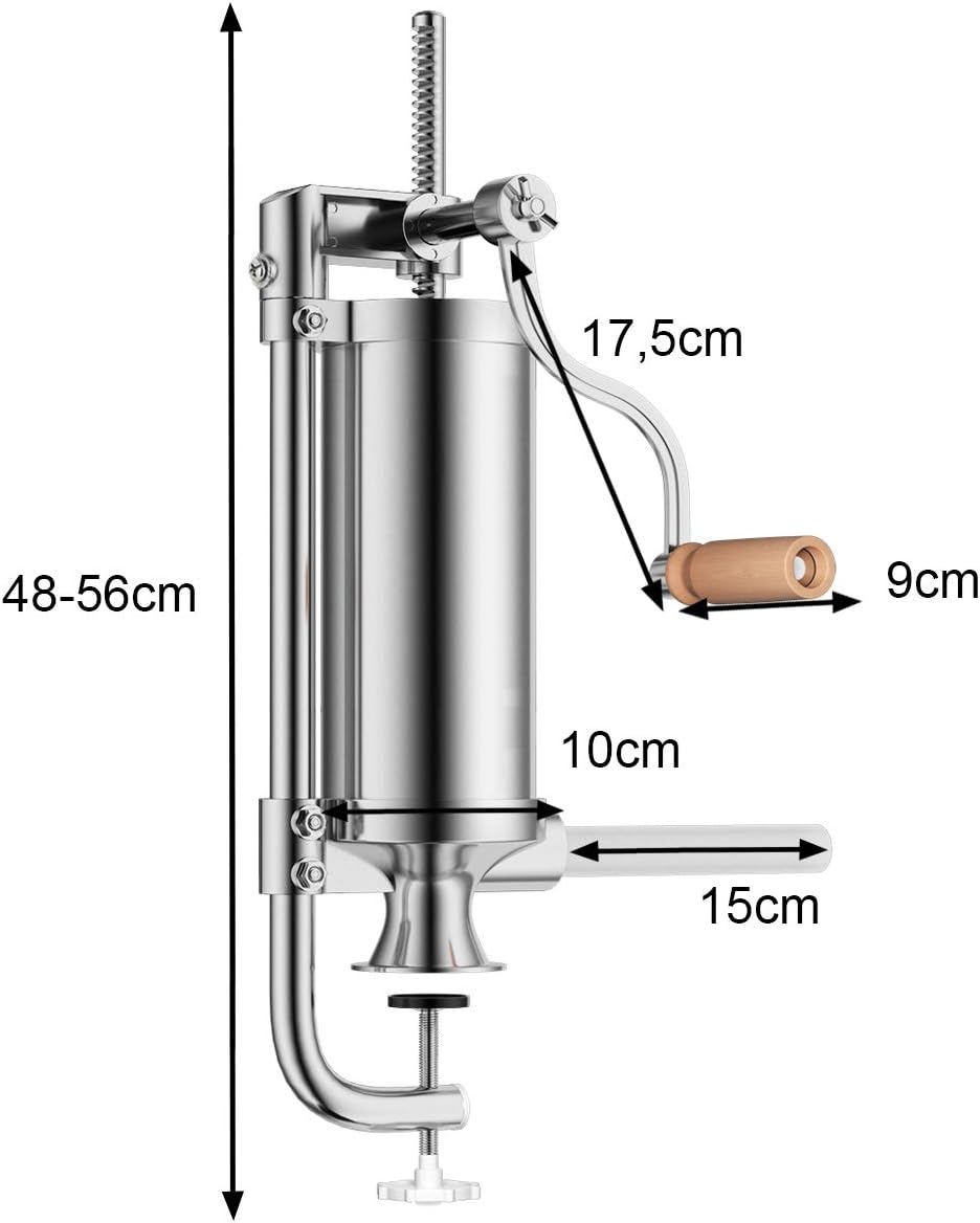 Wurstfüller, 3L - 4 Füllrohre