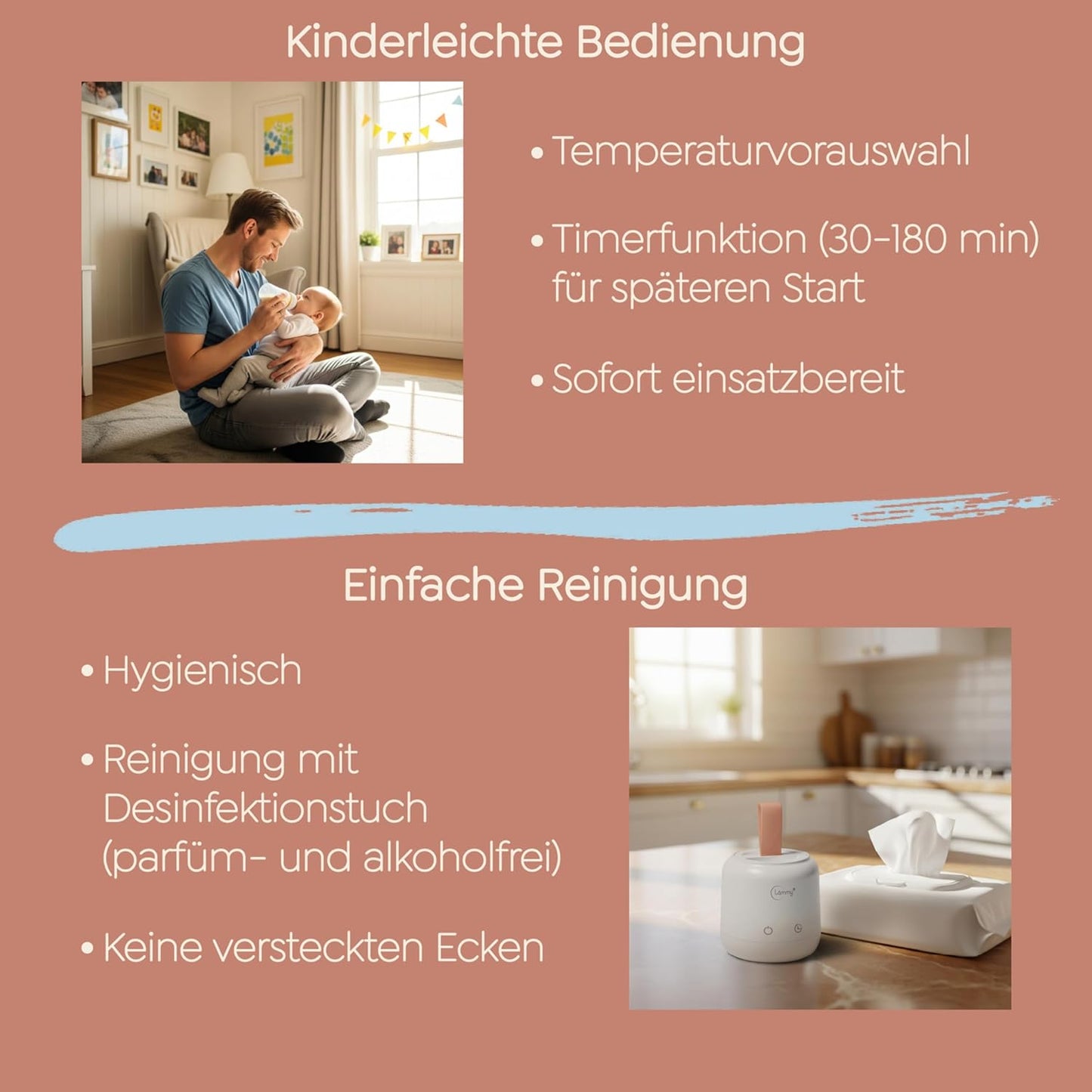 Tragbarer Flaschenwärmer