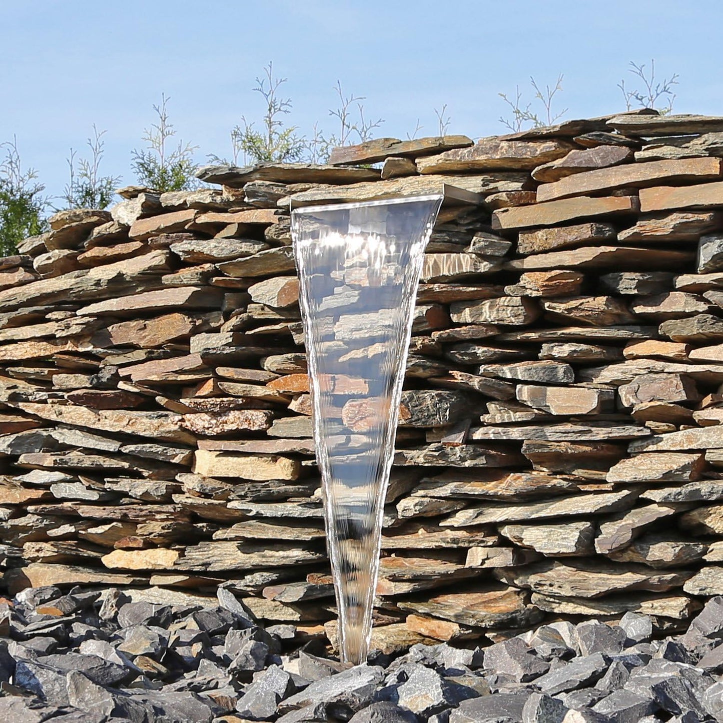Wasserfall-Element für Garten & Teich (30 cm breit)