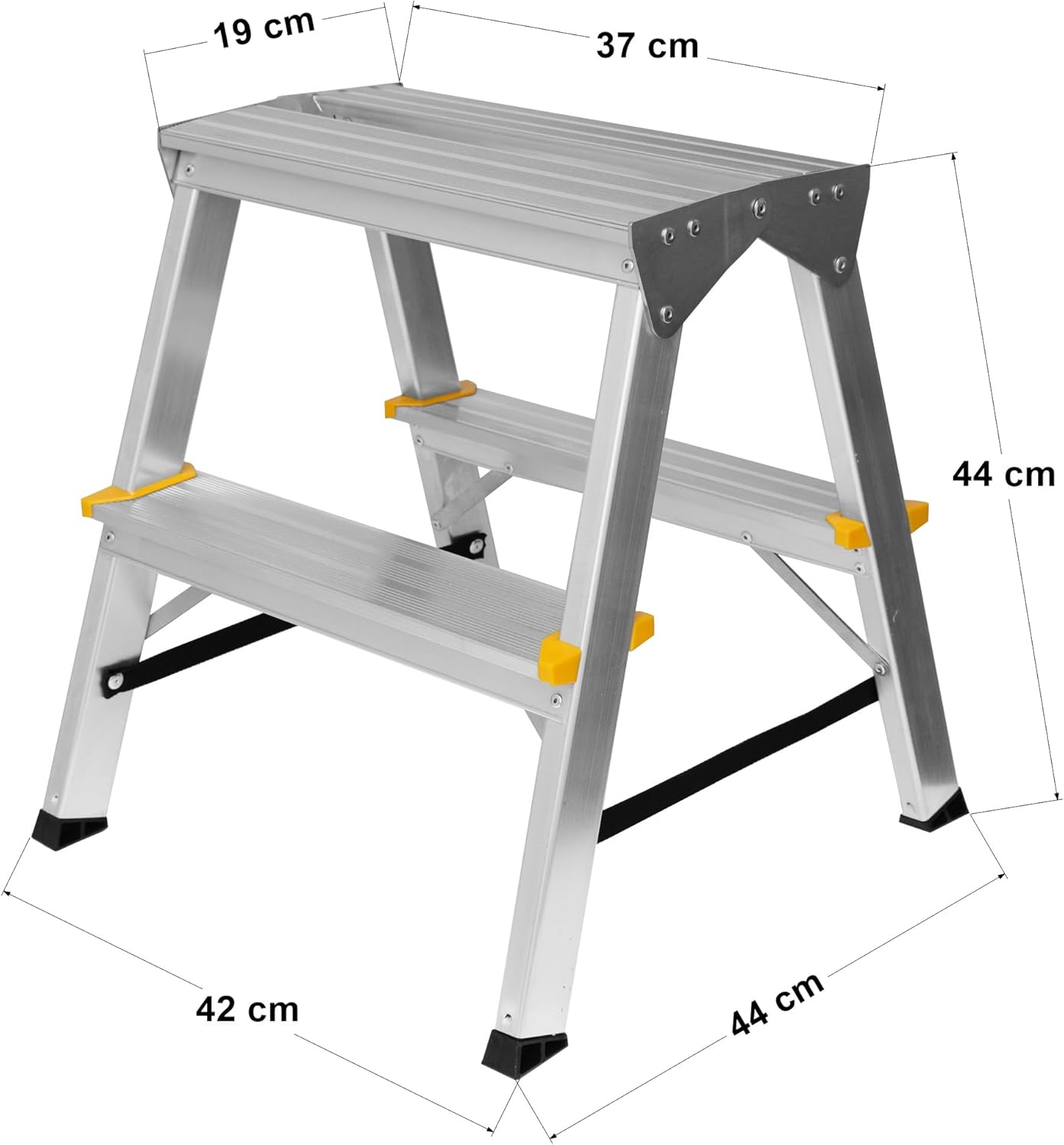 2-stufige Klappleiter, 2x2 | 150kg