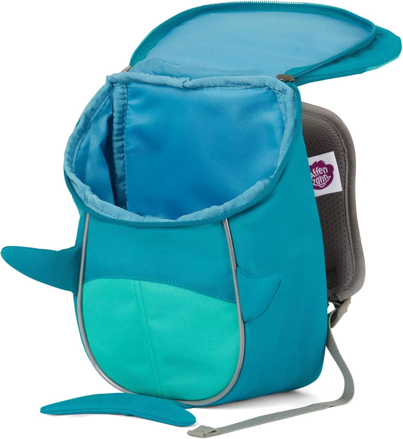Kindergartenrucksack Kleiner Freund Hai, Einheitsgrösse Hai - Petrol