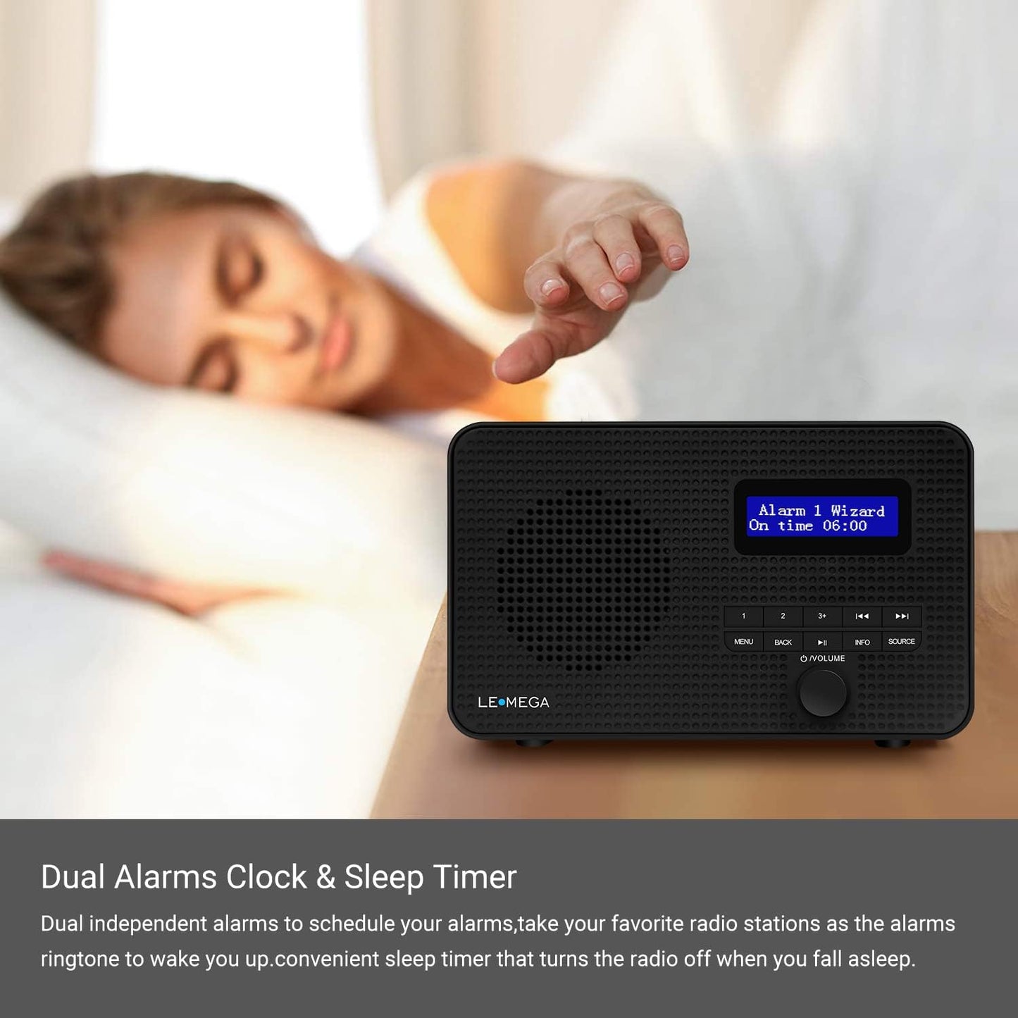 DAB/DAB+ Radio DR1, Schwarz