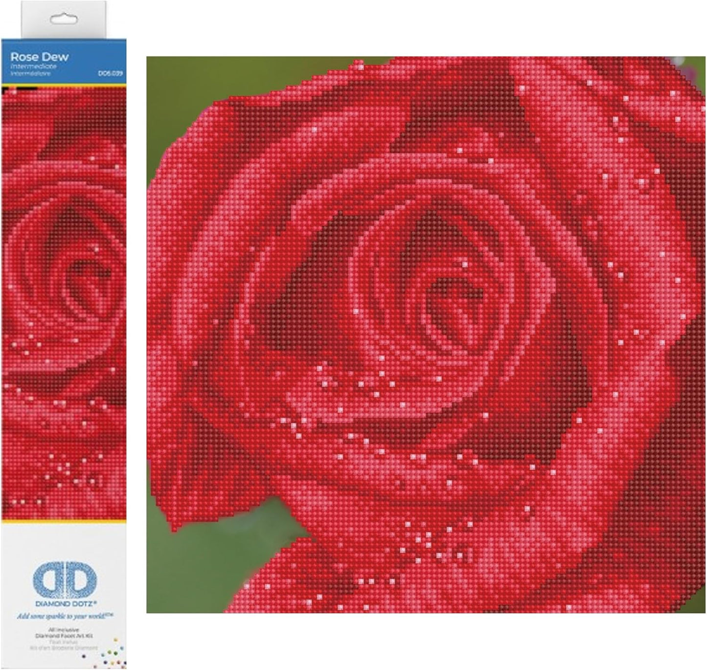 DD5.039 Diamond Painting Set Rose, Rose