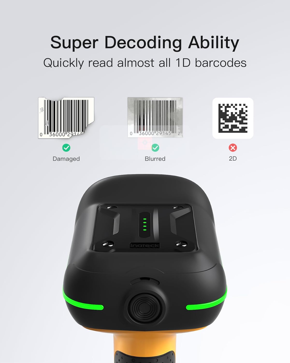 Kabelloser 1D Barcode Scanner BCST-61, 1D Industrieller