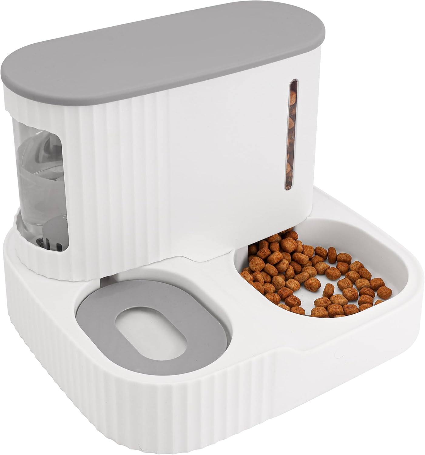 2-in-1 Schwerkraft Wasserspender und Futterautomat