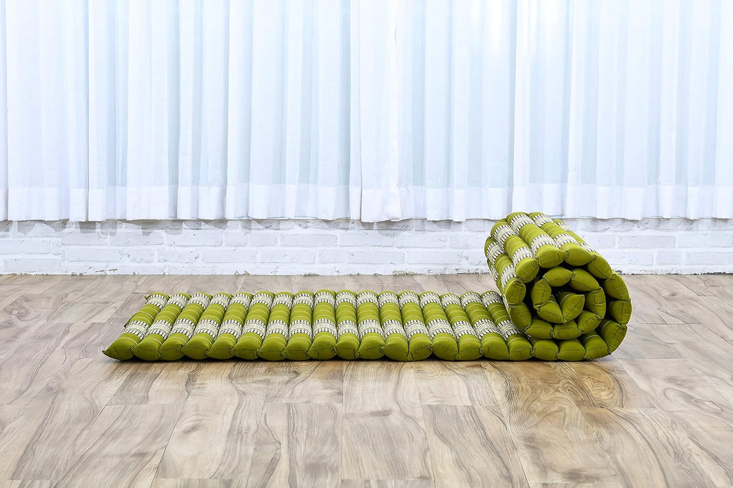 Faltbare Tatami Bodenmatratze, M: 190x70 cm / Sf17 - Grün
