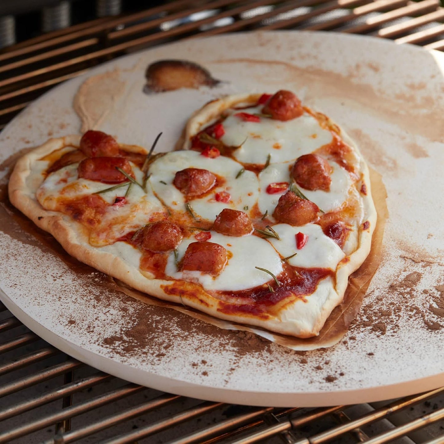 Pizzastein für Grill und Backofen