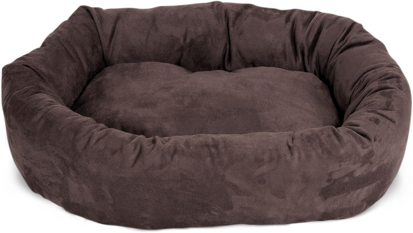 Hundebett, Schokoladenbraun L 102 x B 74 x H 23 cm