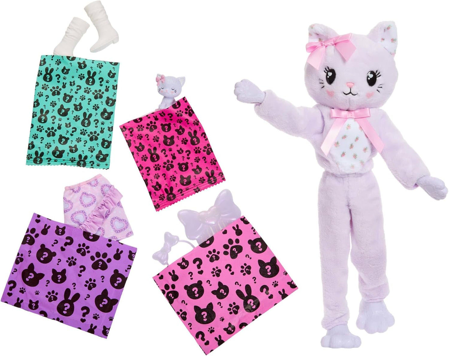 Cutie Reveal Puppe & Zubehör, Violett