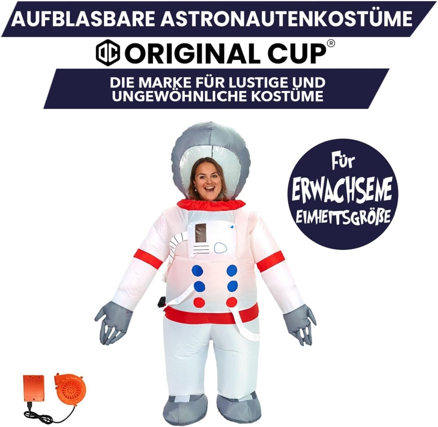 Aufblasbares Astronautenkostüm für Erwachsene, Astronaut