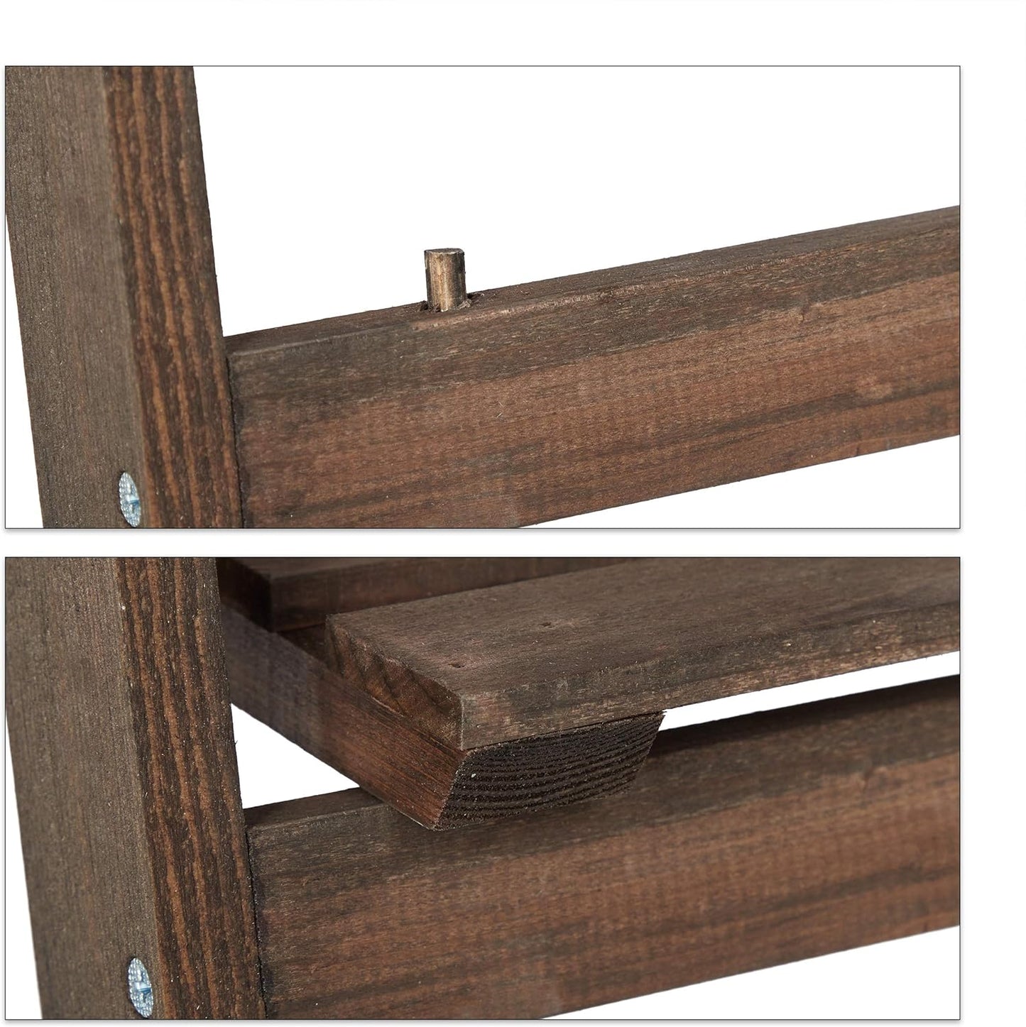 4-stufige Blumentreppe, 160,00 x 41,00 x 49,00cm