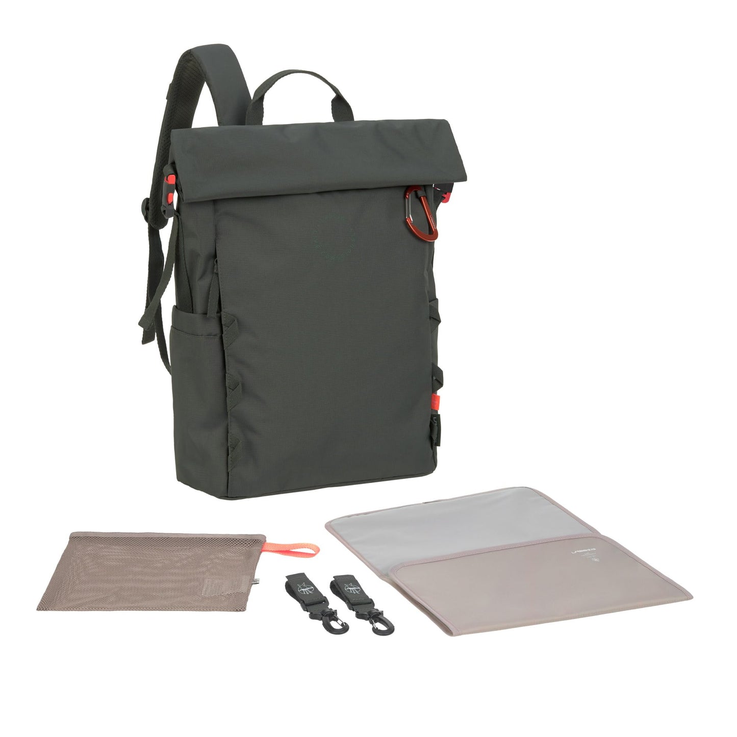 GRE Rolltop Wickelrucksack, Dunkel Olive