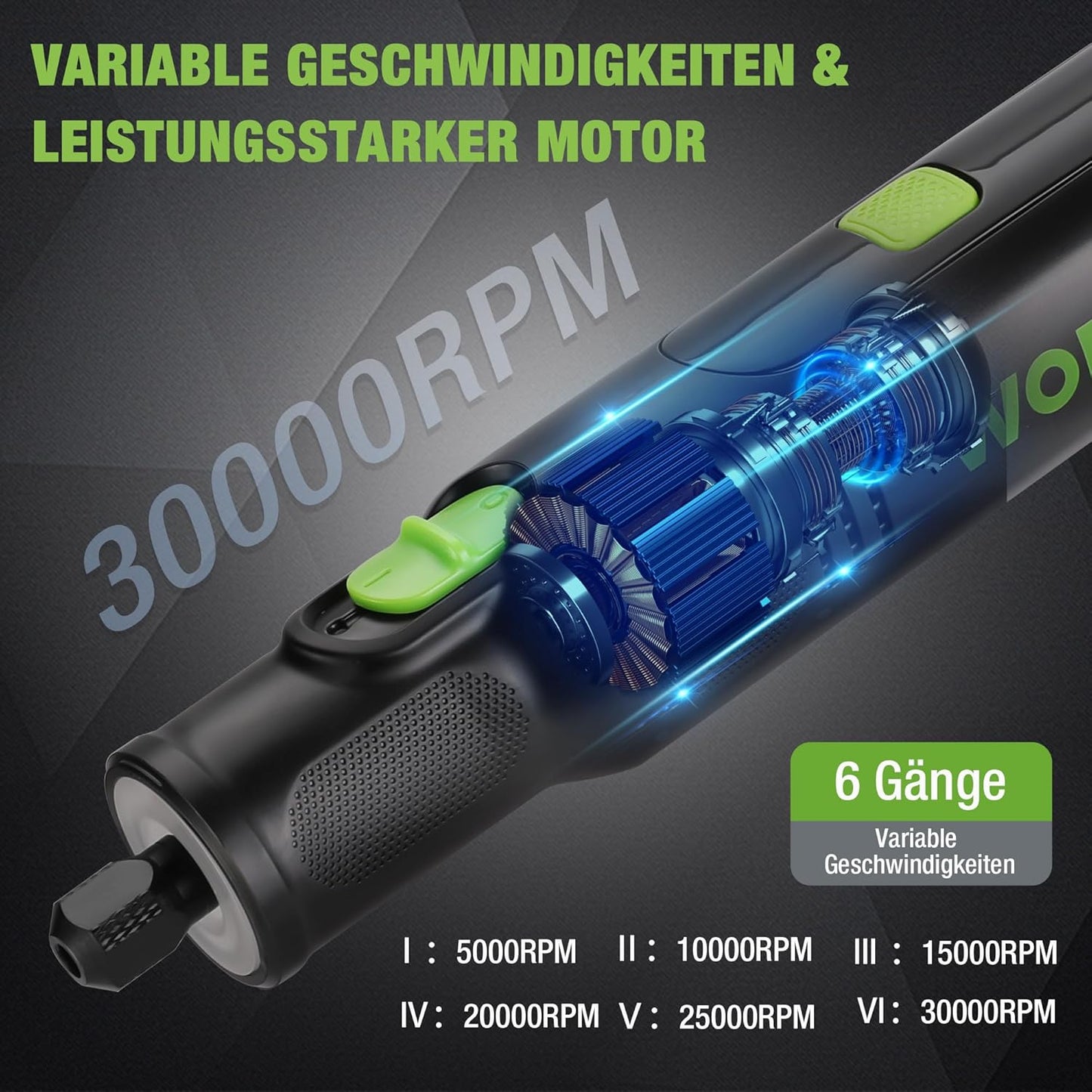 Akku Multifunktionswerkzeug mit Zubehör