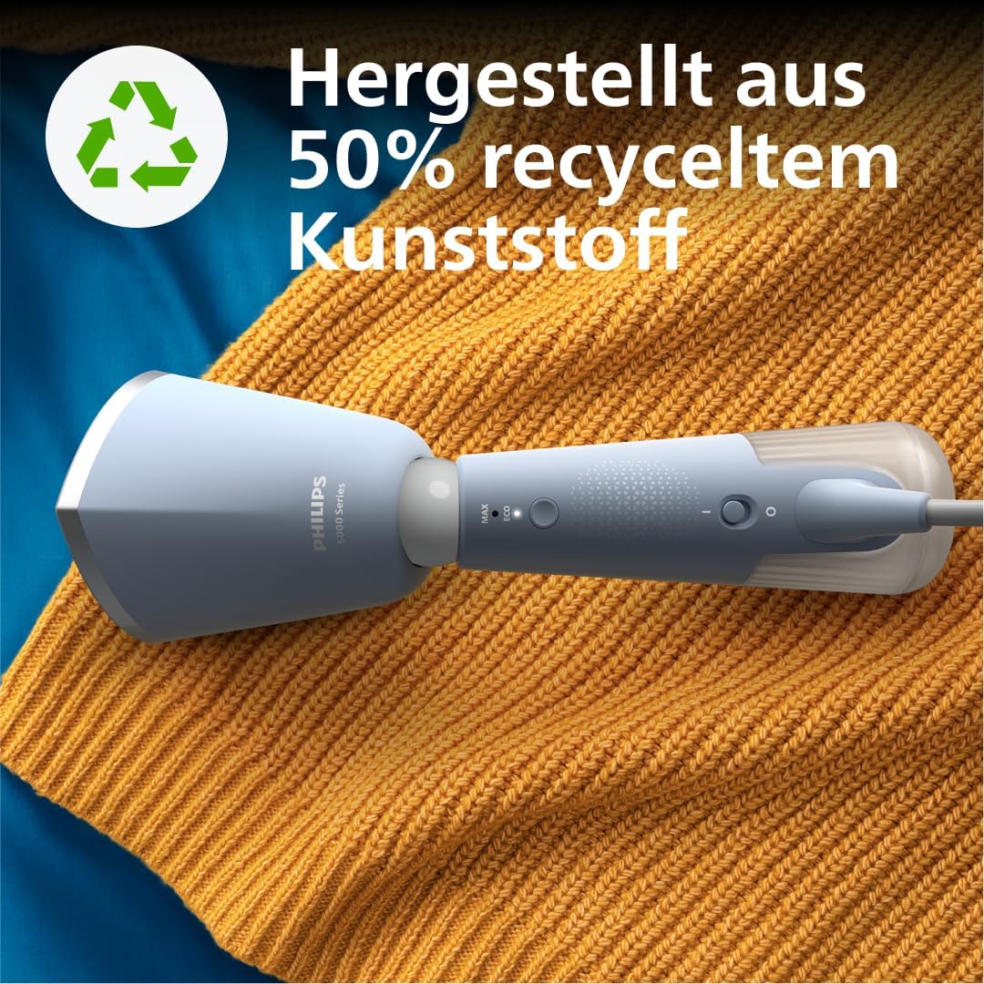Dampfglätter, 2x Zubehör, himmelblau