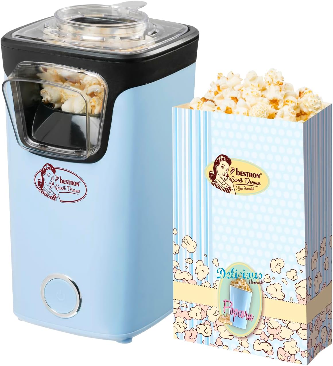 Popcornmaker, Blau