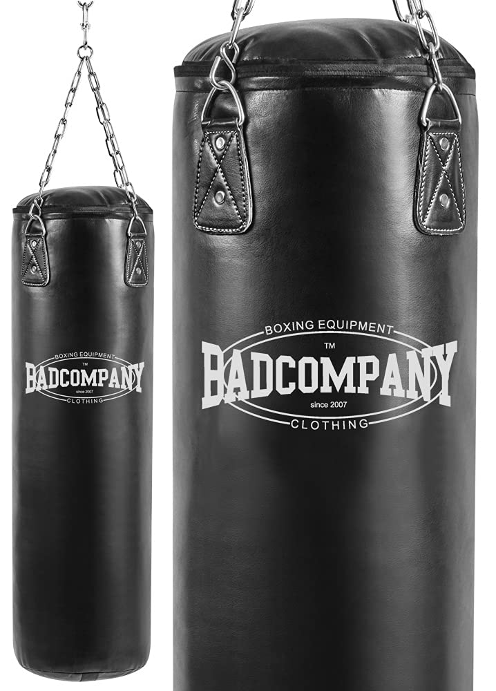 Boxsack mit Heavy Duty Stahlkette, 100 x 35 cm gefüllt