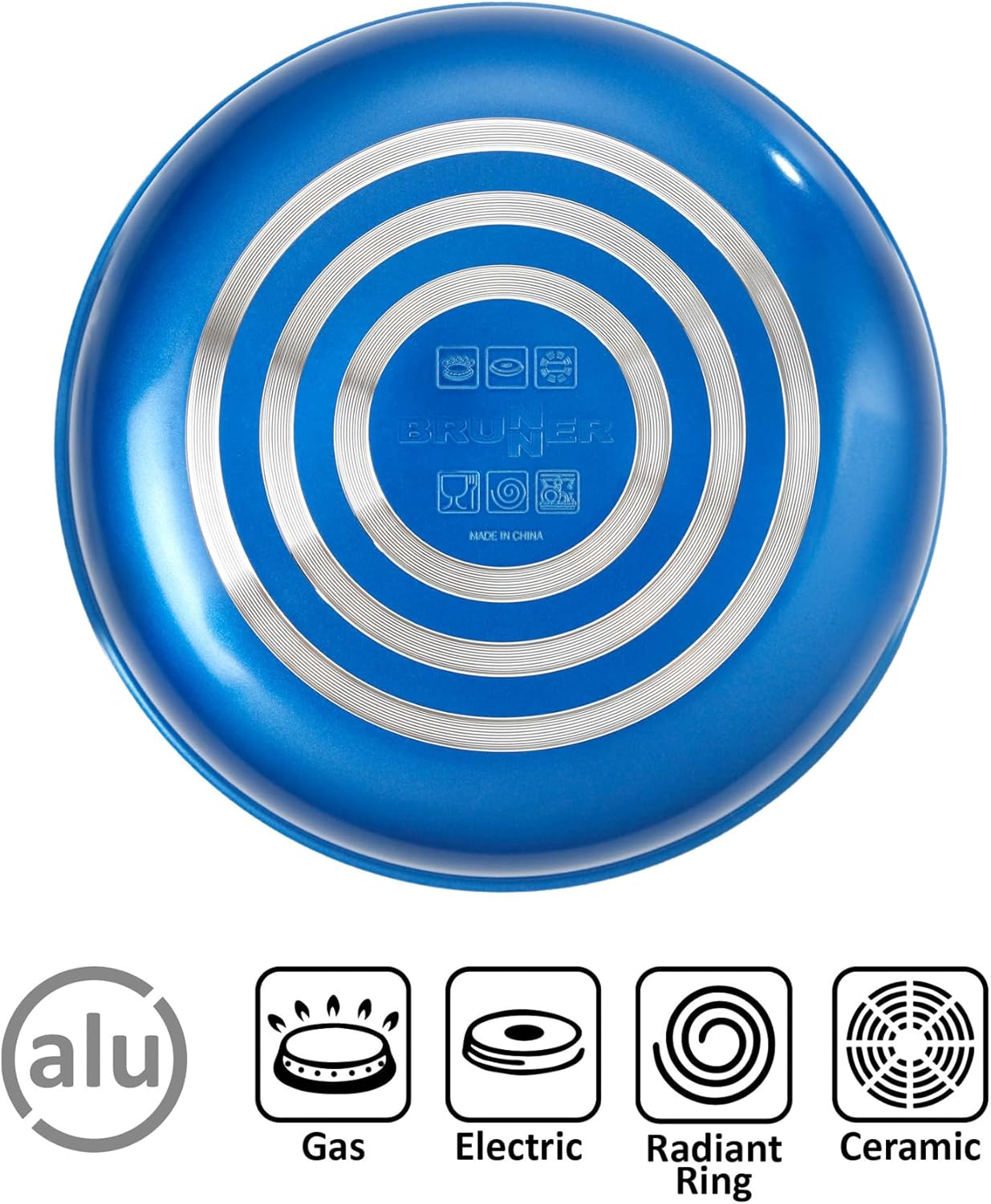 4er-Set Campingpfannen, 4 26 cm
