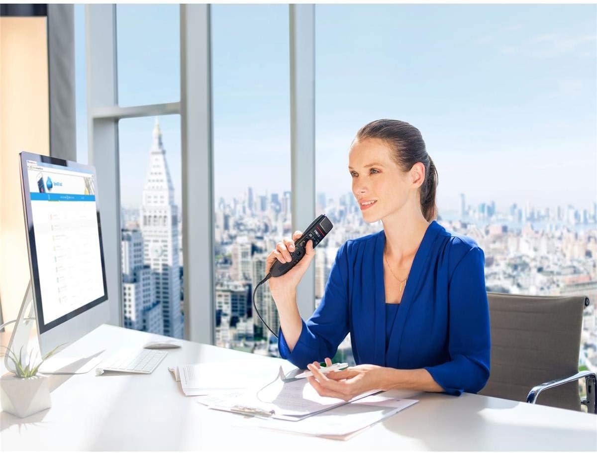 SpeechMike Pro Premium 3700, Anthrazit Bedienung per Touch-Sensor Single