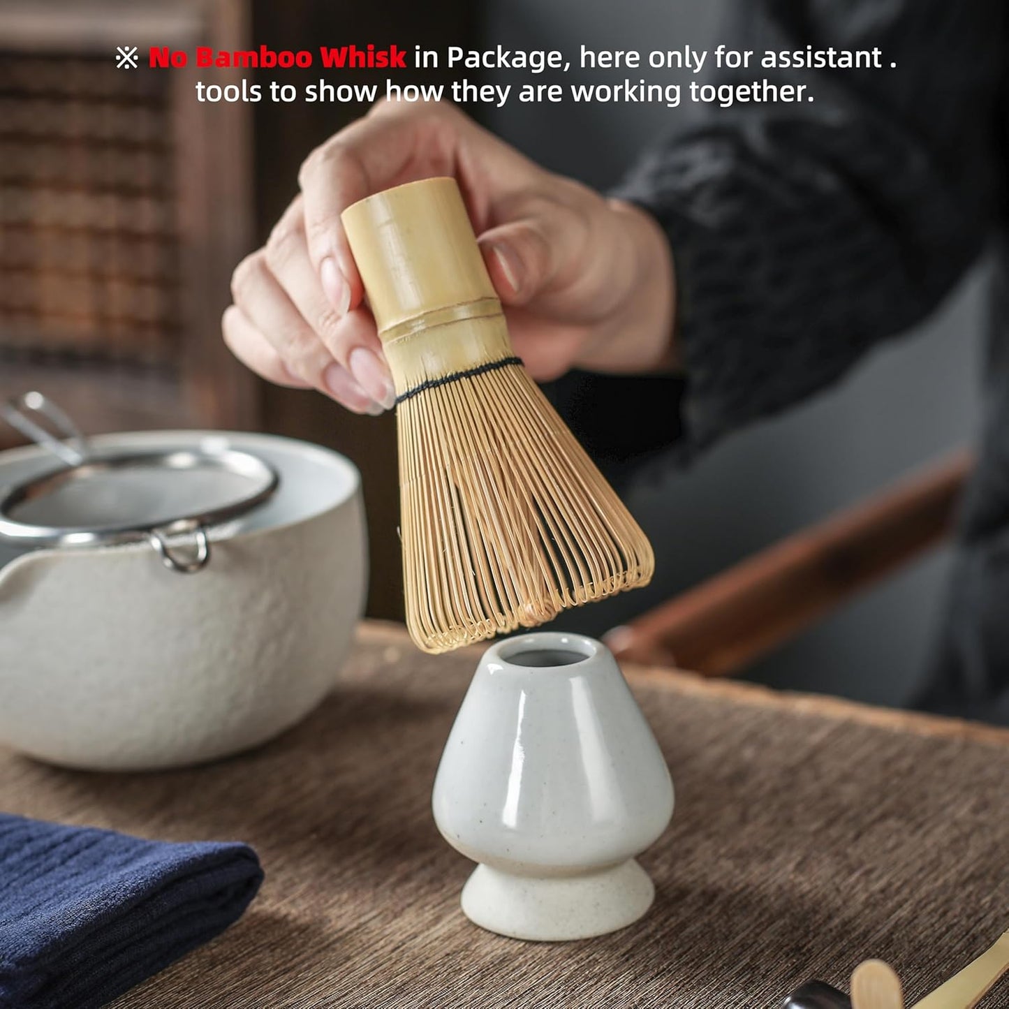 Matcha-Set, Hellgrau