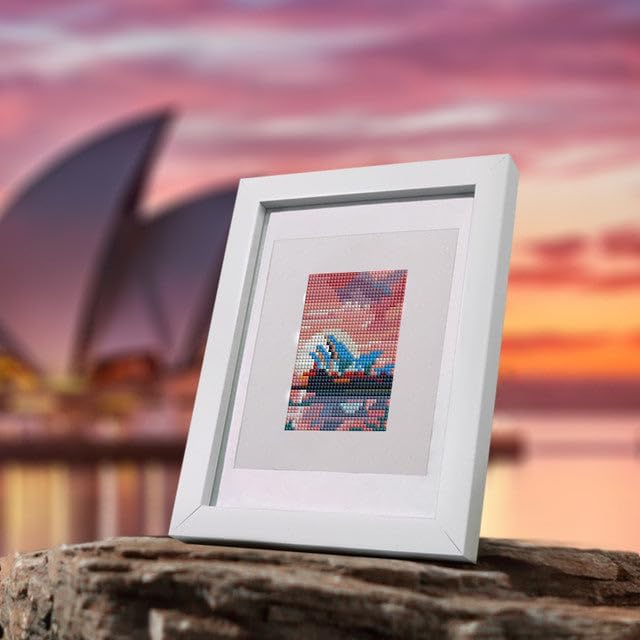 Mini Serie Diamond Painting Set mit 12 Stück, Weltstädte PROBLEMYOUMUSTCHECK