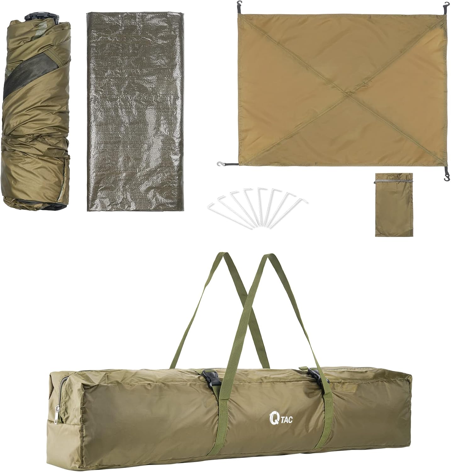 Ruck Zuck Bivvy 2-Mann-Angelzelt, 300 x 300 x 160 cm
