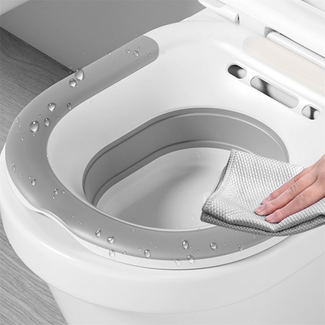 Faltbares Sitzbad für Toilette - Bidet-Einsatz