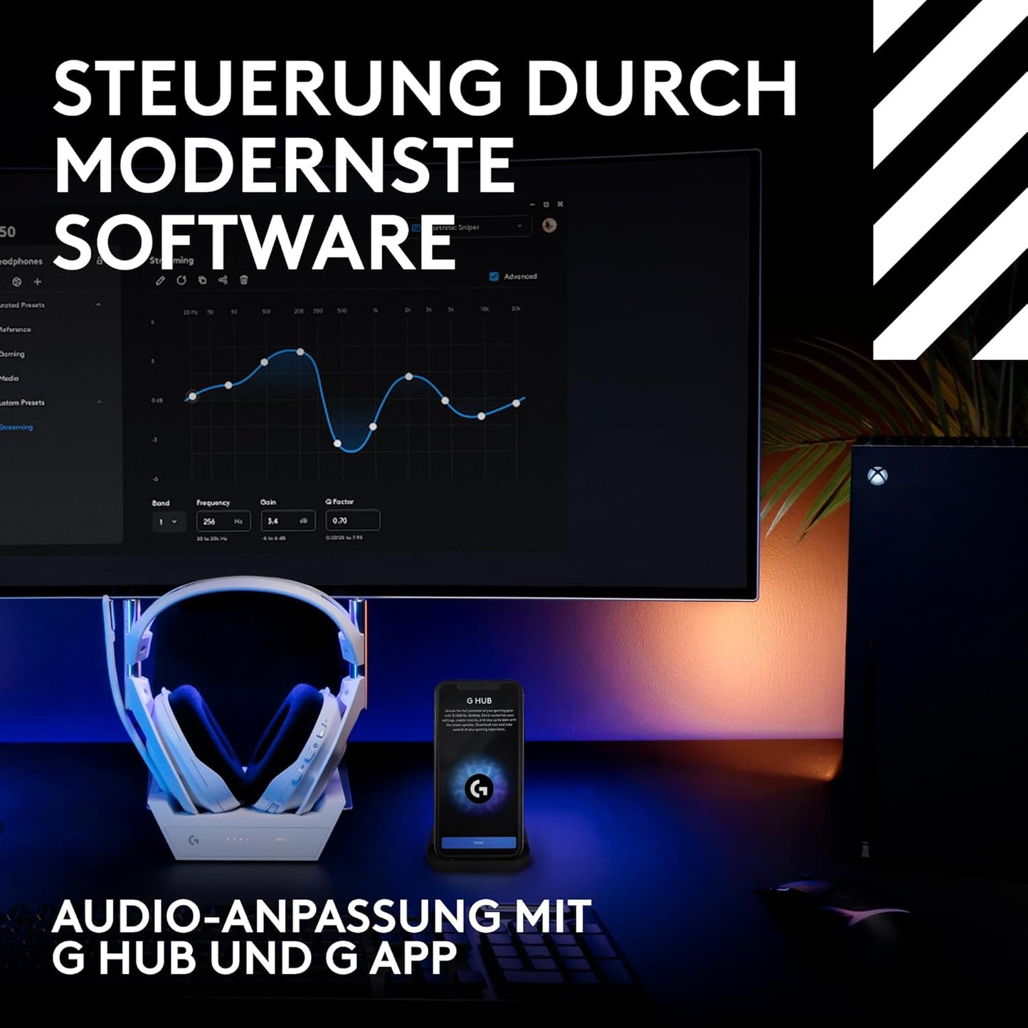 Astro A50 Lightspeed Gaming-Headset mit Basisstation, Weiss A50 | PLAYSYNC Nur Audio Headset