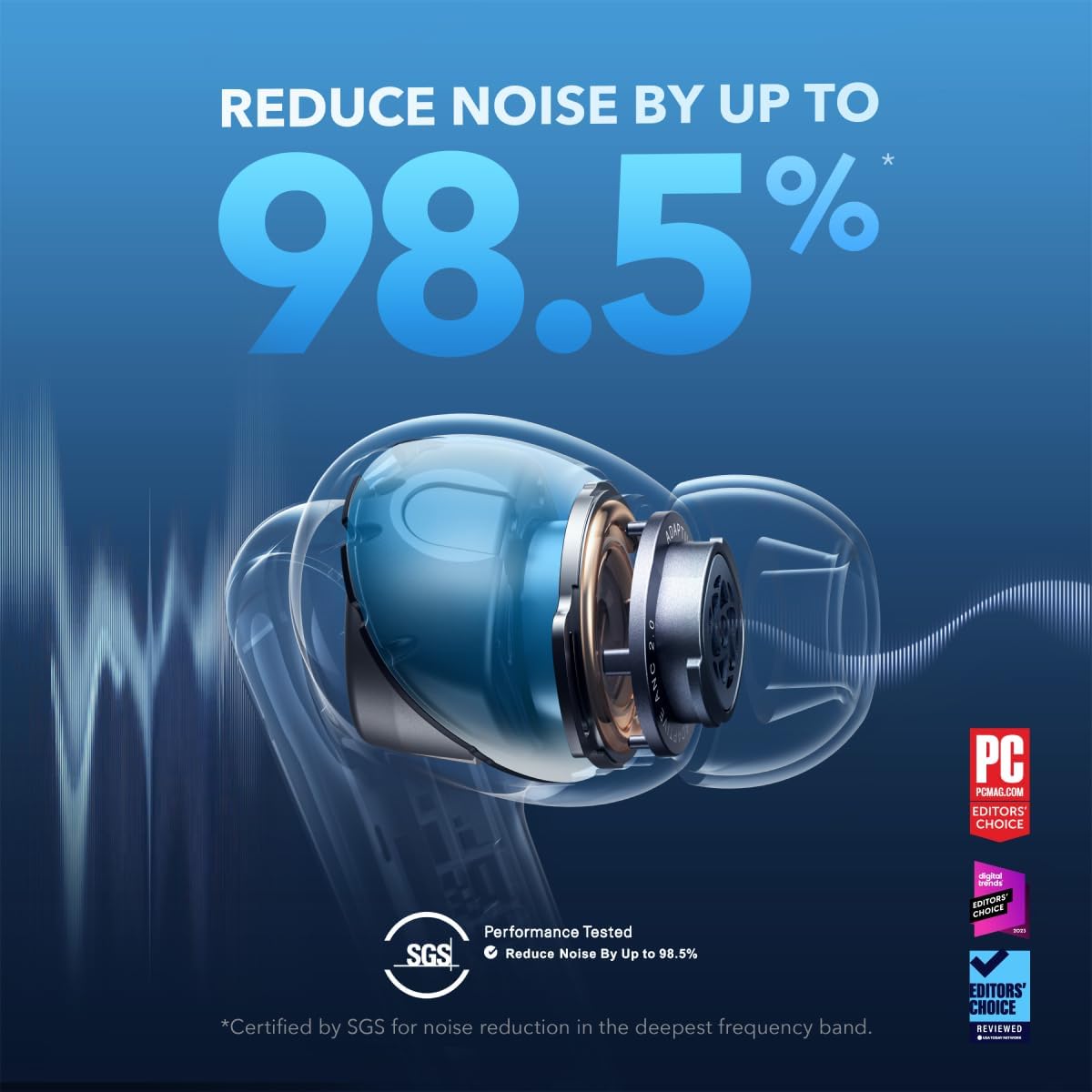 Liberty 4 NC Bluetooth-Kopfhörer mit Noise Cancelling, Schwarz