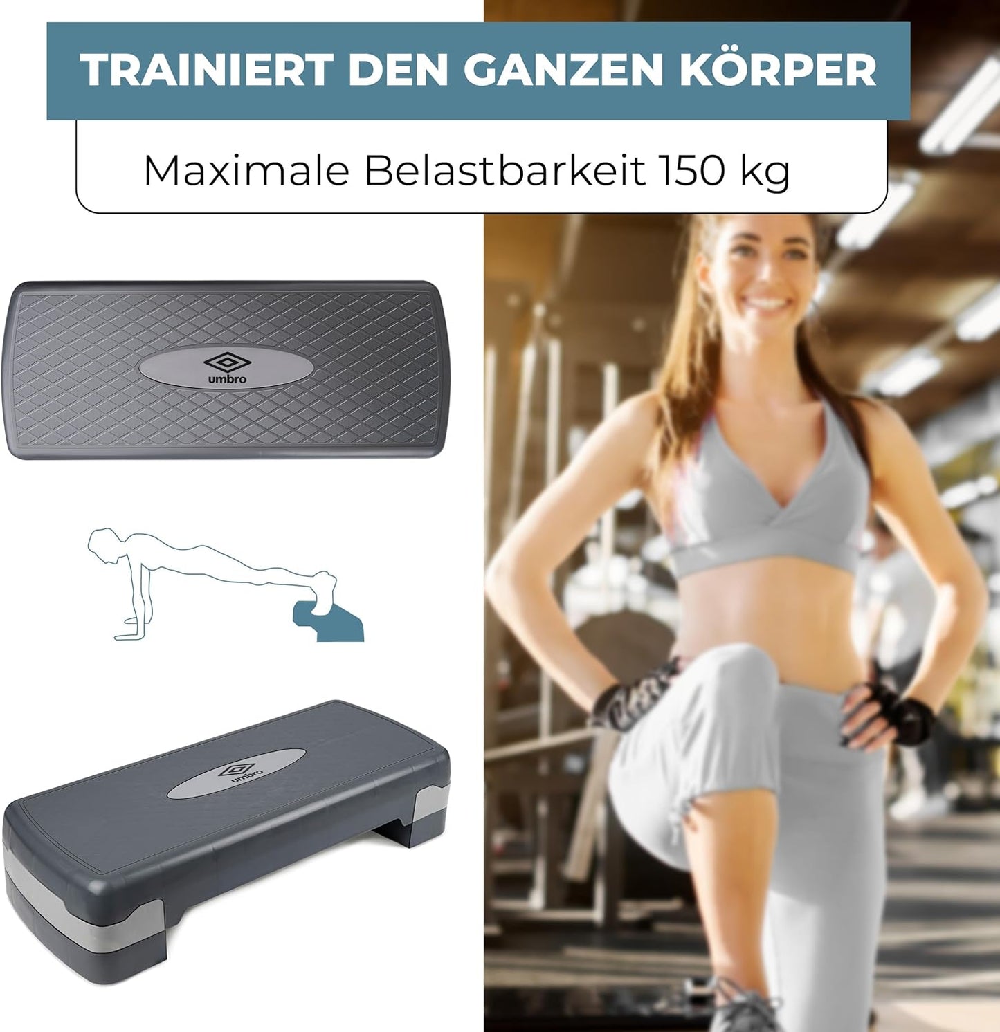 Höhenverstellbarer Aerobic Stepper