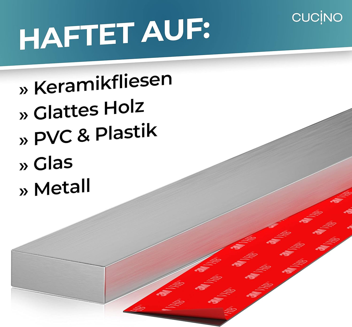 Messer Magnetleiste, Edelstahl, 40cm