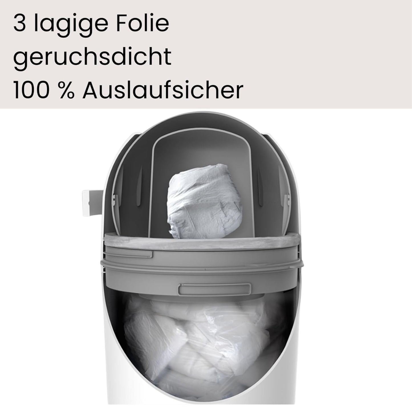 Windeleimer Nachfüllkassette (2 Stück) geruchsdicht, 2 Stück
