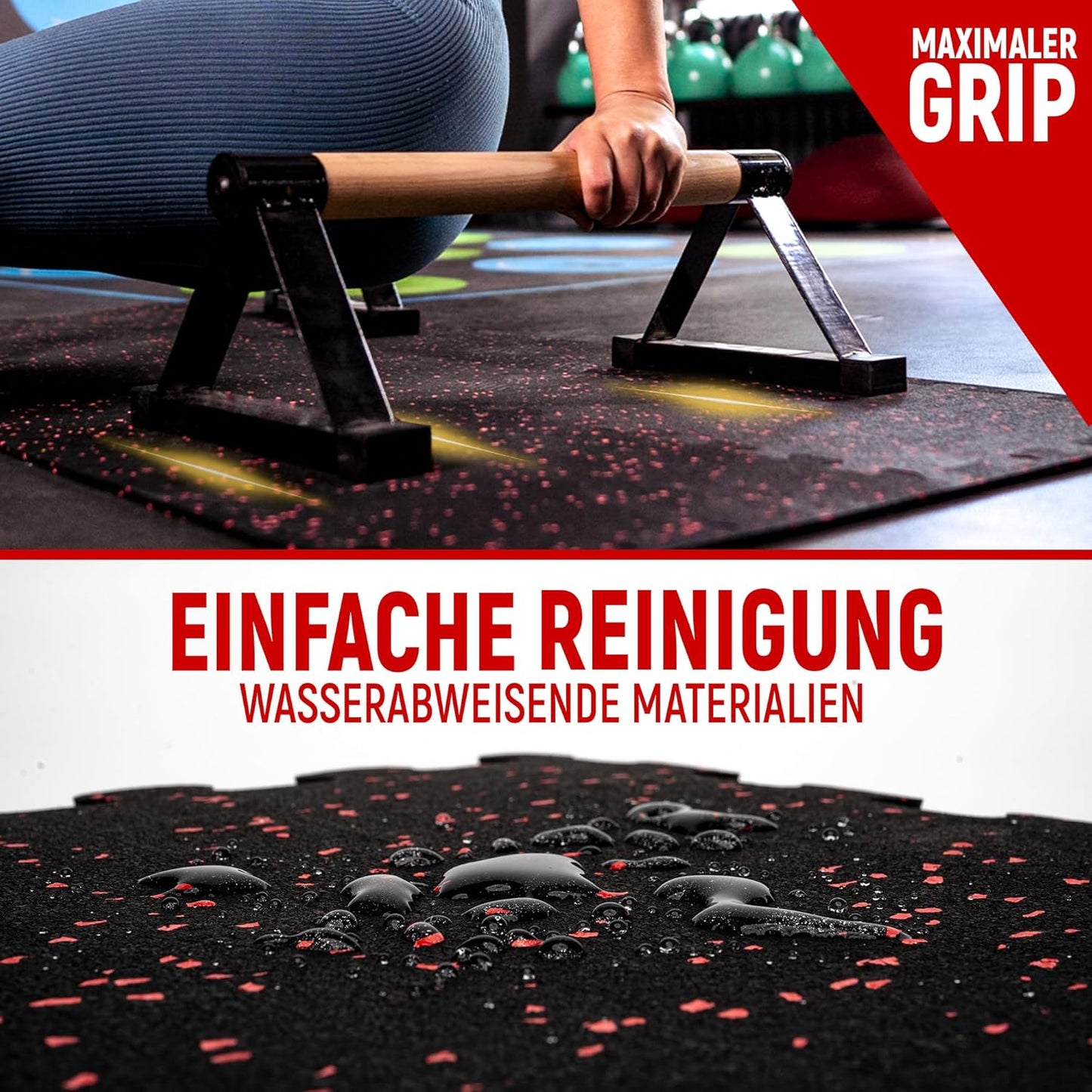 Bodenschutz Puzzlematte-Set (8 Stück) Fitness, Bodenschutzmatte (8 Matten)